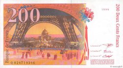 200 Francs EIFFEL FRANCE  1996 F.75.02 pr.SPL