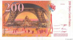 200 Francs EIFFEL Fauté FRANCE  1996 F.75.02 VF