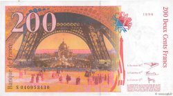 200 Francs EIFFEL FRANCE  1996 F.75.03a XF