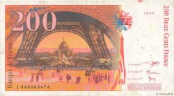 200 Francs EIFFEL FRANKREICH  1996 F.75.03b S