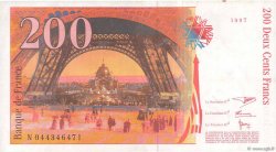 200 Francs EIFFEL FRANCE  1997 F.75.04a XF-