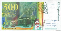 500 Francs PIERRE ET MARIE CURIE FRANCE  1994 F.76.01 XF