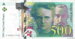 500 Francs PIERRE ET MARIE CURIE FRANKREICH  1994 F.76.01 fVZ