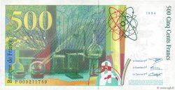 500 Francs PIERRE ET MARIE CURIE FRANCIA  1994 F.76.01 MBC+