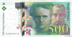 500 Francs PIERRE ET MARIE CURIE FRANCIA  1994 F.76.01 q.SPL