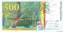 500 Francs PIERRE ET MARIE CURIE FRANCIA  1994 F.76.01 MBC+