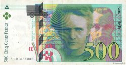 500 Francs PIERRE ET MARIE CURIE FRANCIA  1994 F.76.01 BC+