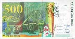 500 Francs PIERRE ET MARIE CURIE FRANCE  1994 F.76.01 SPL