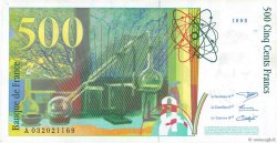 500 Francs PIERRE ET MARIE CURIE FRANCIA  1995 F.76.02 SPL