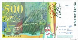 500 Francs PIERRE ET MARIE CURIE FRANCIA  1995 F.76.02 AU