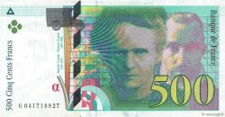 500 Francs PIERRE ET MARIE CURIE FRANKREICH  1998 F.76.04 fVZ