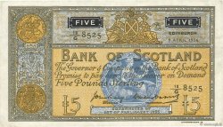 5 Pounds SCOTLAND  1956 P.101a BB