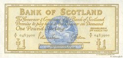 1 Pound SCOTLAND  1967 P.105b XF+