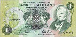 1 Pound SCOTLAND  1988 P.111g XF