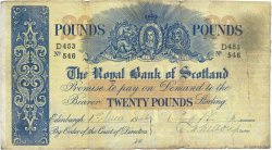 20 Pounds SCOTLAND  1944 P.319b F+