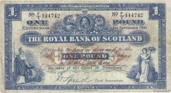 1 Pound SCOTLAND  1941 P.322a MB