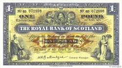 1 Pound SCOTLAND  1961 P.324b q.FDC