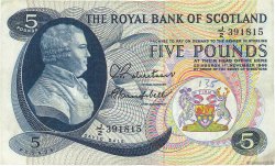 5 Pounds SCOTLAND  1966 P.328 BB