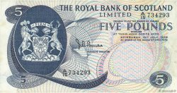 5 Pounds SCOTLAND  1970 P.335 BB