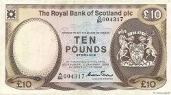 10 Pounds SCOTLAND  1985 P.343a VF+
