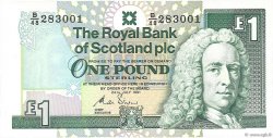 1 Pound SCOTLAND  1991 P.351b q.FDC