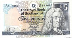 5 Pounds SCOTLAND  1999 P.352c VZ