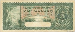 5 Gulden CURACAO  1939 P.22A q.BB