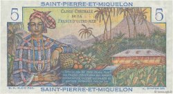 5 Francs Bougainville SAINT PIERRE ET MIQUELON  1946 P.22 pr.NEUF