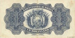 1 Boliviano BOLIVIA  1928 P.119a VF+
