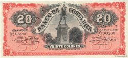 20 Colones COSTA RICA  1906 PS.179r XF