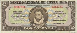 2 Colones COSTA RICA  1941 P.201b SS