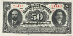 50 Centavos MEXICO Hermosillo 1915 PS.1070 FDC