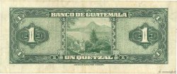 1 Quetzal GUATEMALA  1958 P.036b BB