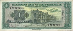 1 Quetzal GUATEMALA  1964 P.043f VF