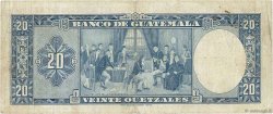 20 Quetzales GUATEMALA  1968 P.055d BC+