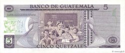 5 Quetzales GUATEMALA  1979 P.060c UNC
