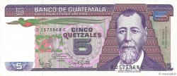 5 Quetzales GUATEMALA  1987 P.067 fVZ