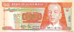 50 Quetzales GUATEMALA  1990 P.077b UNC