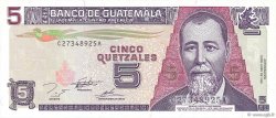 5 Quetzales GUATEMALA  1995 P.088c NEUF