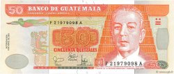 50 Quetzales GUATEMALA  1998 P.105 FDC