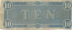 10 Dollars 美利堅聯盟國  1864 P.68 F