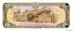 20 Pesos Oro Spécimen RÉPUBLIQUE DOMINICAINE  1981 P.120s1 NEUF