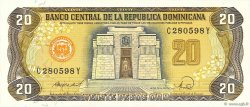 20 Pesos Oro RÉPUBLIQUE DOMINICAINE  1988 P.120c UNC-