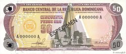 50 Pesos Oro Spécimen DOMINICAN REPUBLIC  1981 P.121s1 UNC-