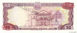 50 Pesos Oro Spécimen RÉPUBLIQUE DOMINICAINE  1985 P.121s2 FDC