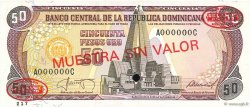 50 Pesos Oro Spécimen DOMINICAN REPUBLIC  1987 P.121s3 UNC