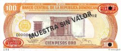 100 Pesos Oro Spécimen RÉPUBLIQUE DOMINICAINE  1994 P.136s2