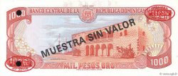 1000 Pesos Oro Spécimen RÉPUBLIQUE DOMINICAINE  1994 P.138s3 UNC
