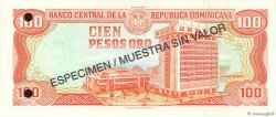 100 Pesos Oro Spécimen RÉPUBLIQUE DOMINICAINE  1995 P.150s NEUF