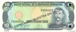 10 Pesos Oro Spécimen RÉPUBLIQUE DOMINICAINE  1997 P.153s FDC